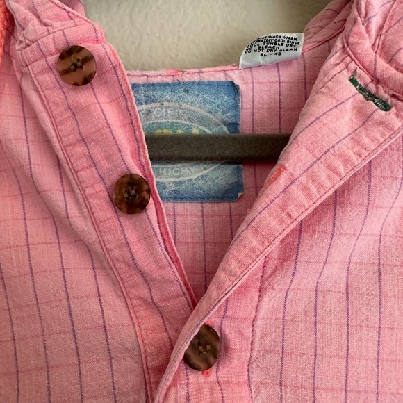Vintage 80s 90s PCH Pacific Coast‎ Highway Pullover Hoodie Pink Striped L - Picture 8 of 12